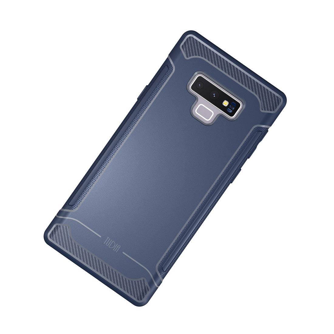 Galaxy Note 9 Case, TUDIA [Linn] Ultra Slim Lightweight Carbon Fiber Design TPU Bumper Protection Phone Cover for Samsung Galaxy Note 9 (Gray)