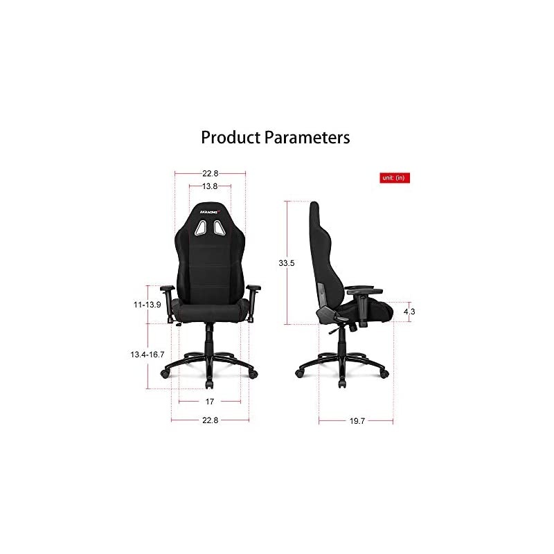 Core Series EX-Wide Gaming Chair, BLACK
