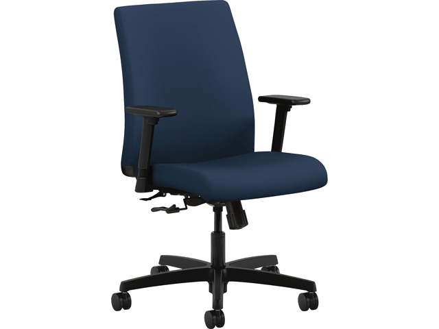 HON IT105CU98 Ignition Low-Back Task Chair - Fabric Navy Seat