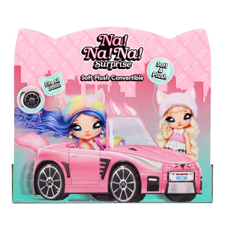 Na! Na! Na! Surprise Pink Soft Plush Convertible Car