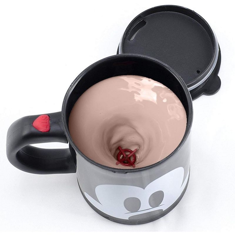 Seven20 Disney Mickey Mouse 16oz Stainless Steel Self Stirring Travel Mug