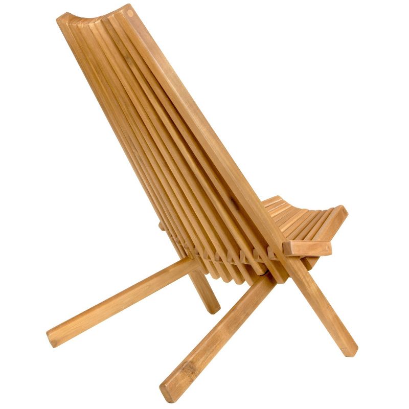 Tamarack Wood Folding Patio Chair - CleverMade