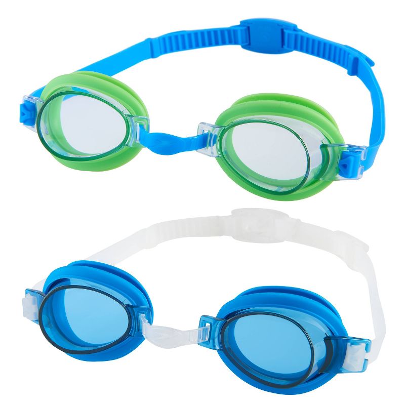 Speedo Junior Sea Spray Goggles - White/Jade