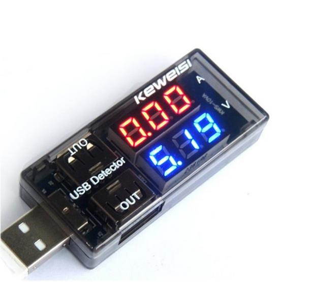 5A/9V LED Display Multi Tester Dual USB Output Current Detector