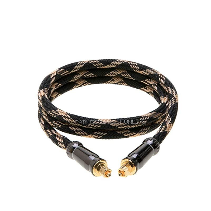 Toslink Digital Optical Fiber Audio Cable Male to Male Compatible with SPDIF DTS Dolby PCM for Home TheaterHome Audio