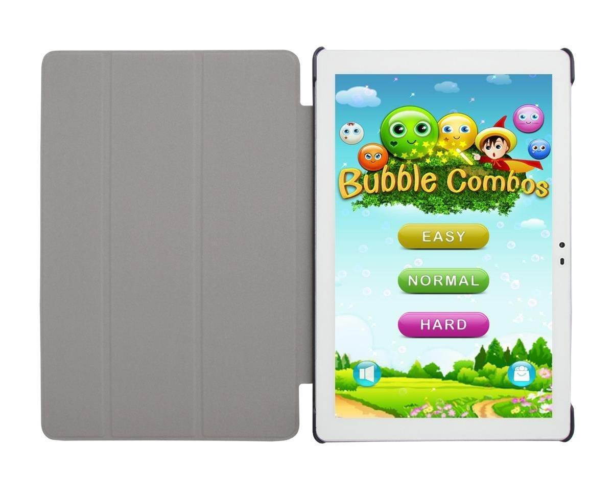 Ultra Slim Folding Cover Case for Insignia Flex 10.1 Inch NS-P16AT10 Tablet (Light Coral)