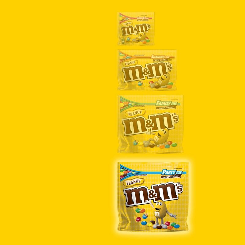 M&M's Party Size Peanut Chocolate Candies - 38oz