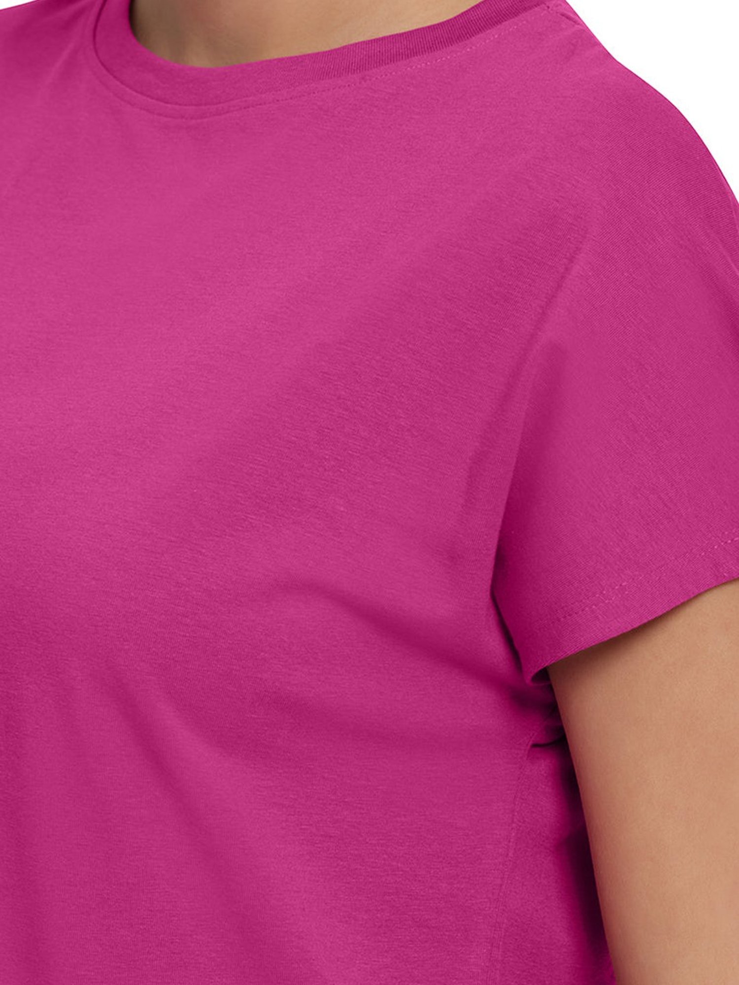 Amante Pink Cotton Sports T-Shirt
