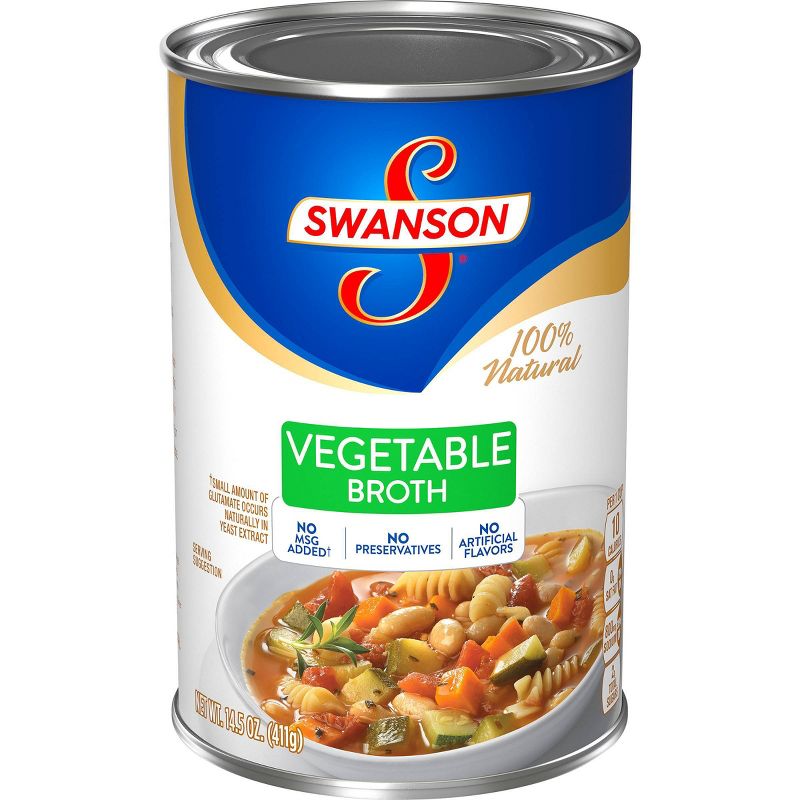 Swanson 100% Natural Vegetable Broth 14.5oz