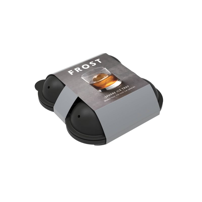 FROST Silicone Round Ice Cube Tray Gray