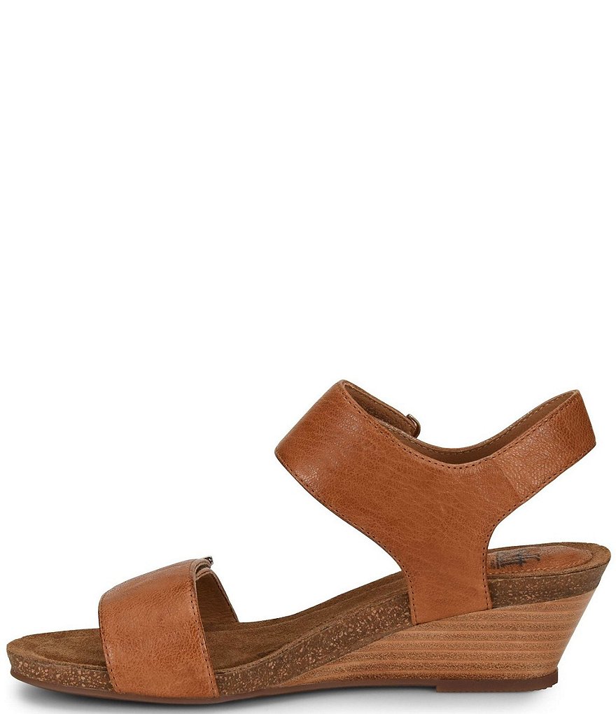 Sofft Verdi Leather Wedge Sandals