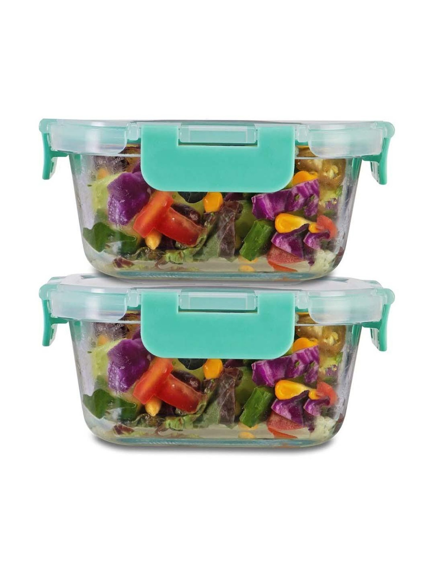 Allo Borosilicate Glass Containers with Lids Microwave Safe Container for Glass Storage Containers