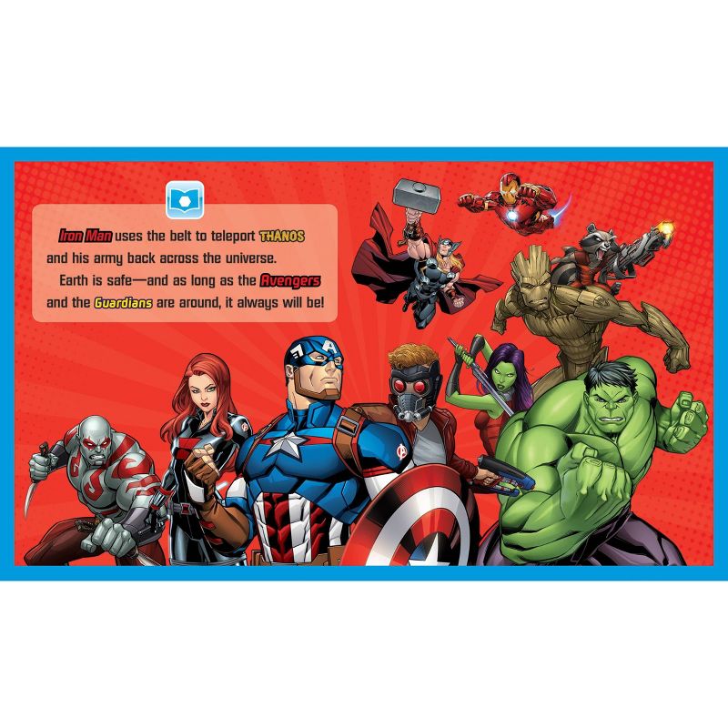 Pi Kids Marvel Electronic Me Reader and 8-Book Library Boxed Set