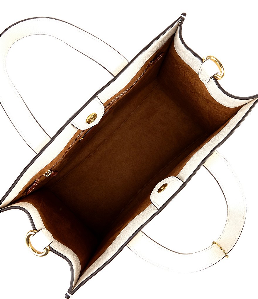 COACH Signature Horse and Carriage Coated Canvas Field Tote Bag