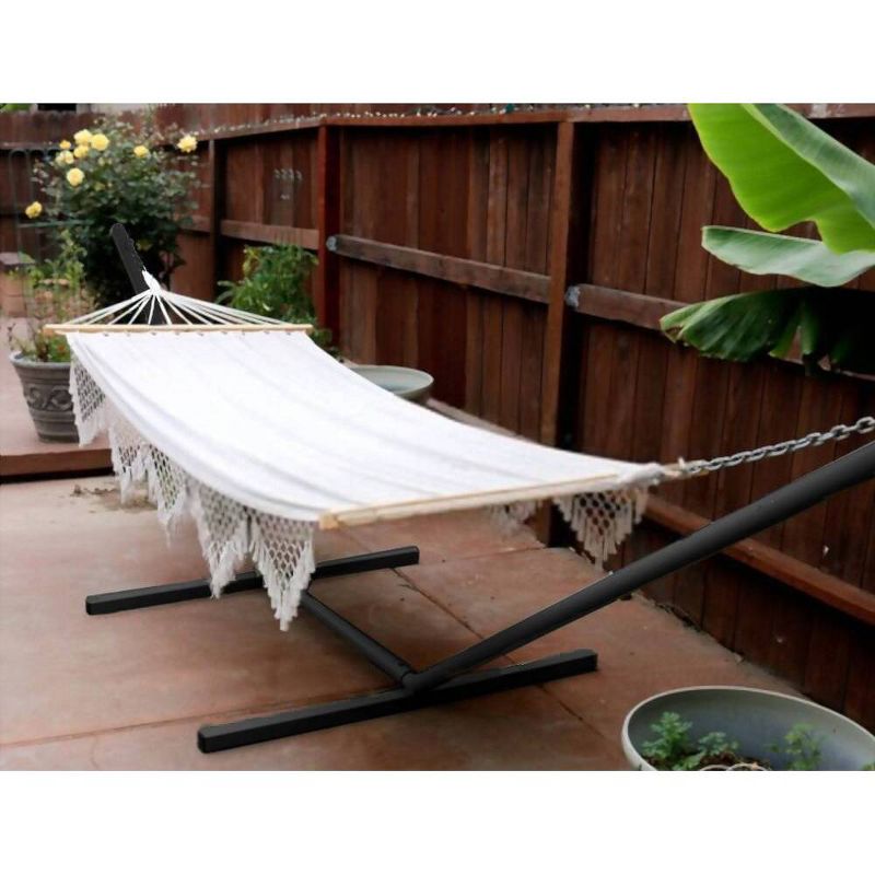 Coronado Double Quilted Hammock Red/Brown Stripe - Smart Living