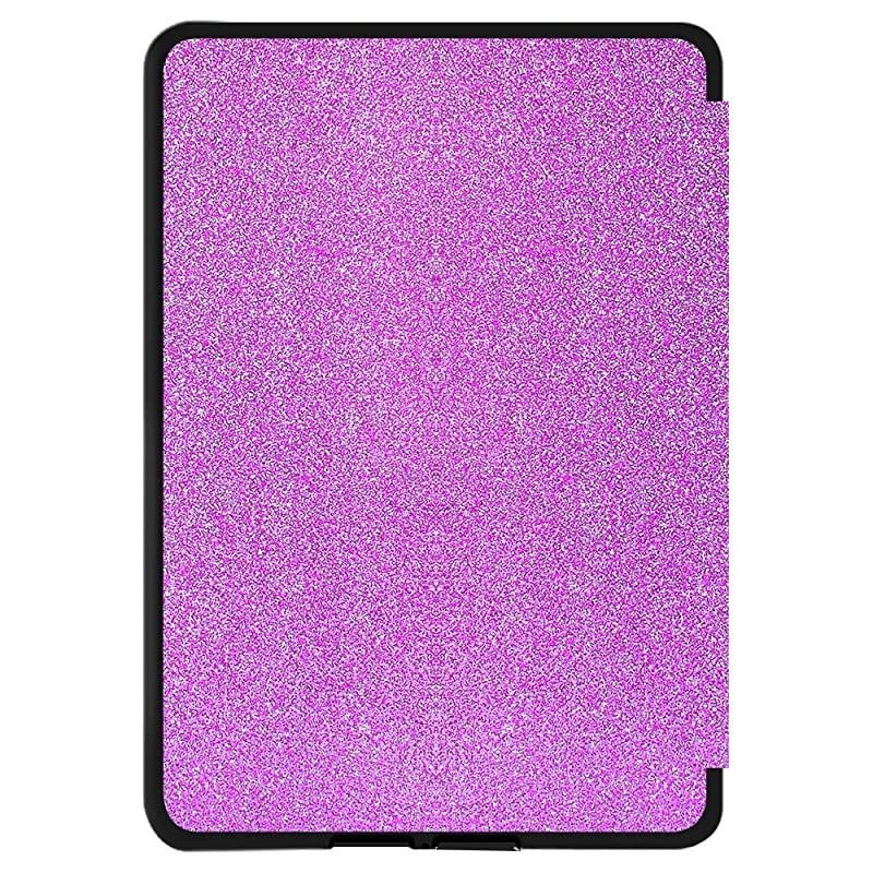 PU Leather Case for Allnew Kindle Paperwhite 10th Gen 2018 Release onlyWill Not fit Prior Gen Kindle Devices Shinning Purple