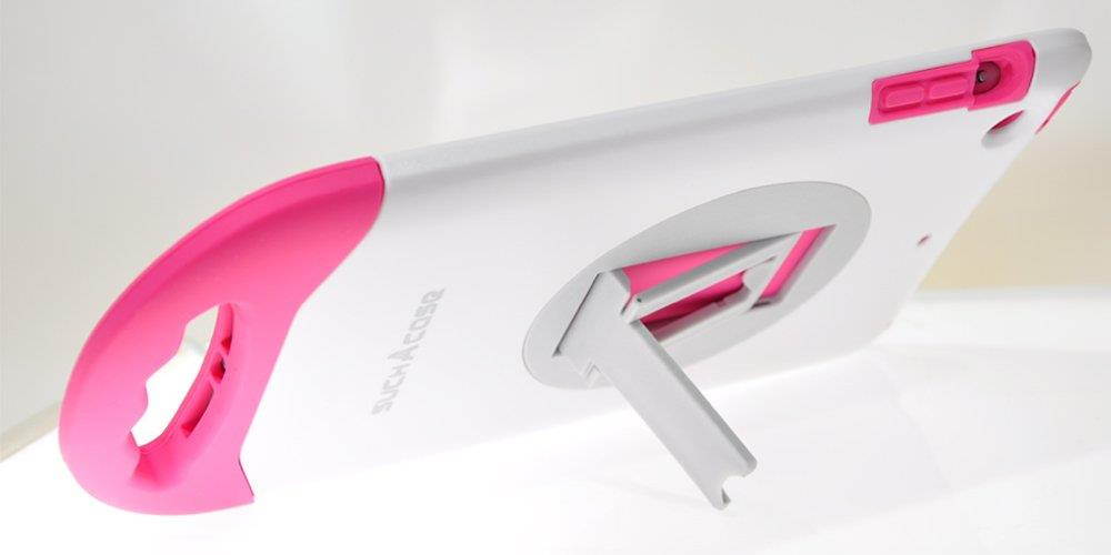 suchAcase Hybrid Series Child Safe Kids Friendly Soft Protective Cover Case for Apple iPad Mini (Pink)