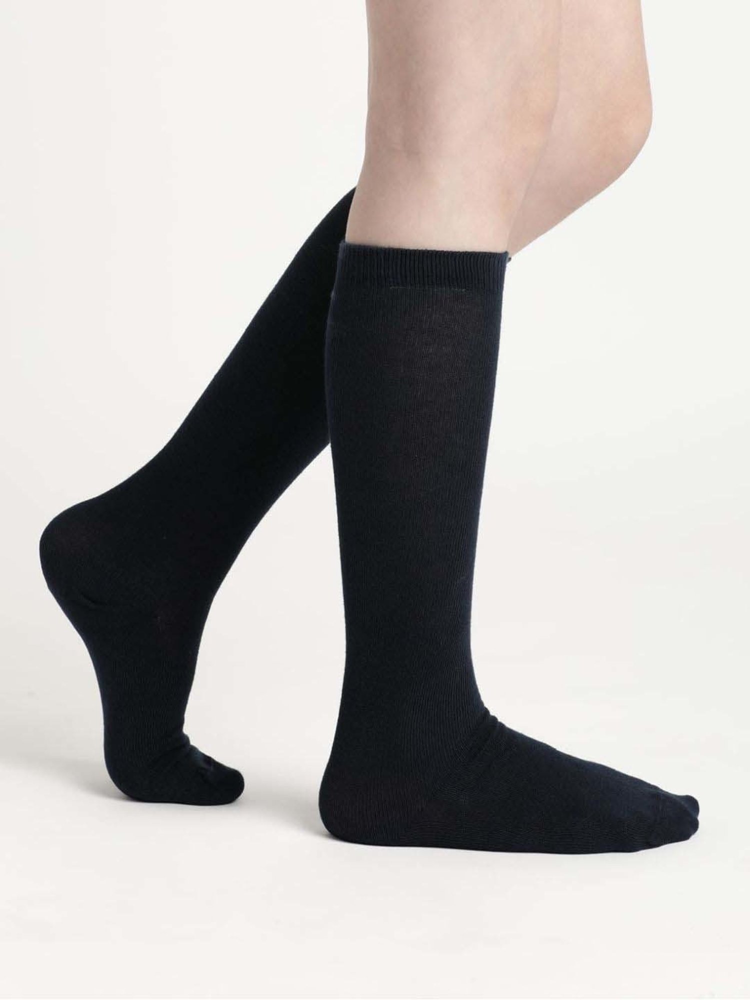 Bonjour Kids Black Regular Fit School Socks - Pair of 5