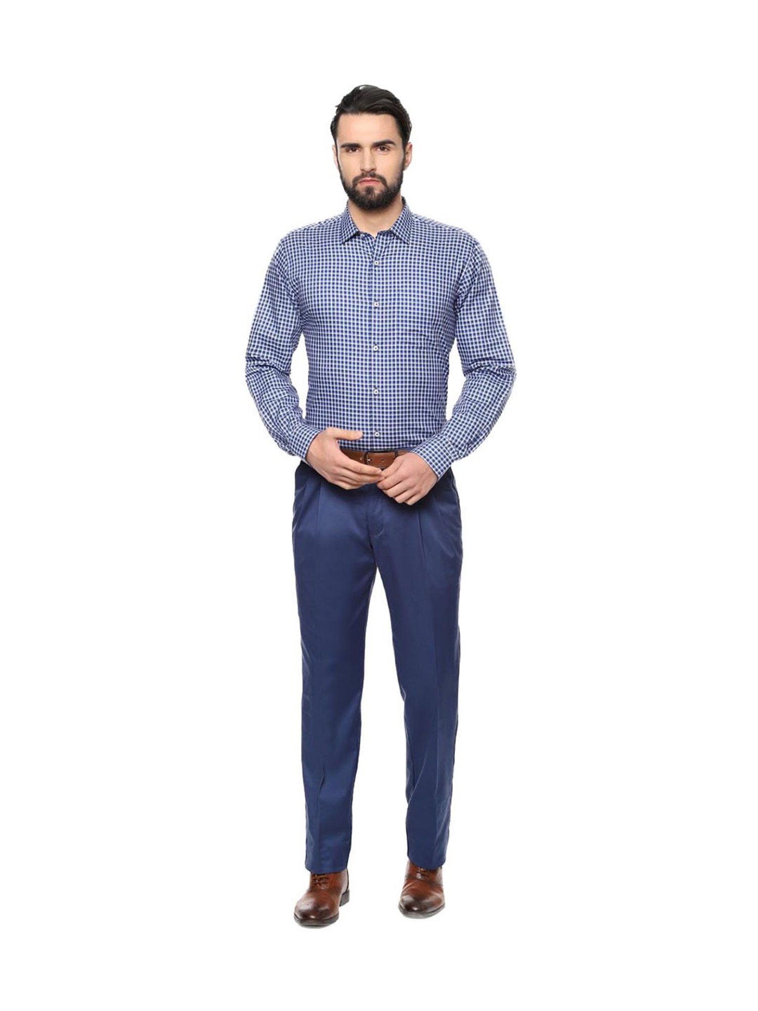 Louis Philippe Permapress Navy Trouser
