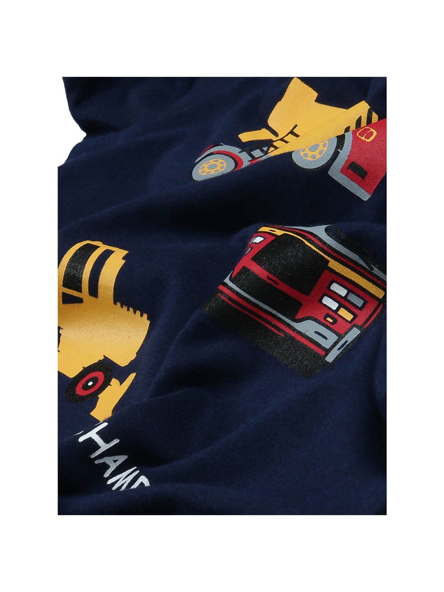 GJ baby Green & White Cotton Camouflage Full Sleeves T-Shirt Set