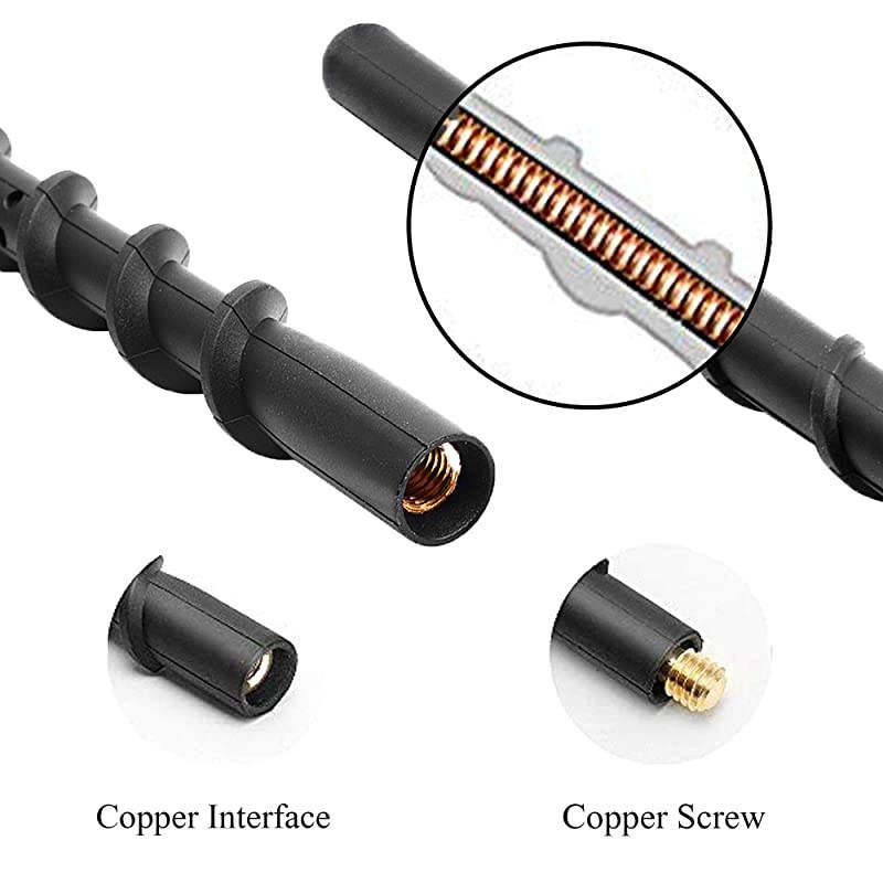 Radio Antenna for Jeep Wrangler 13-inch Flexible Metal Car Radio Antenna for 2007 to 2020 Jeep Wrangler JK JKU JL JLU Sahara Rubicon 2 4 Door Gladiator