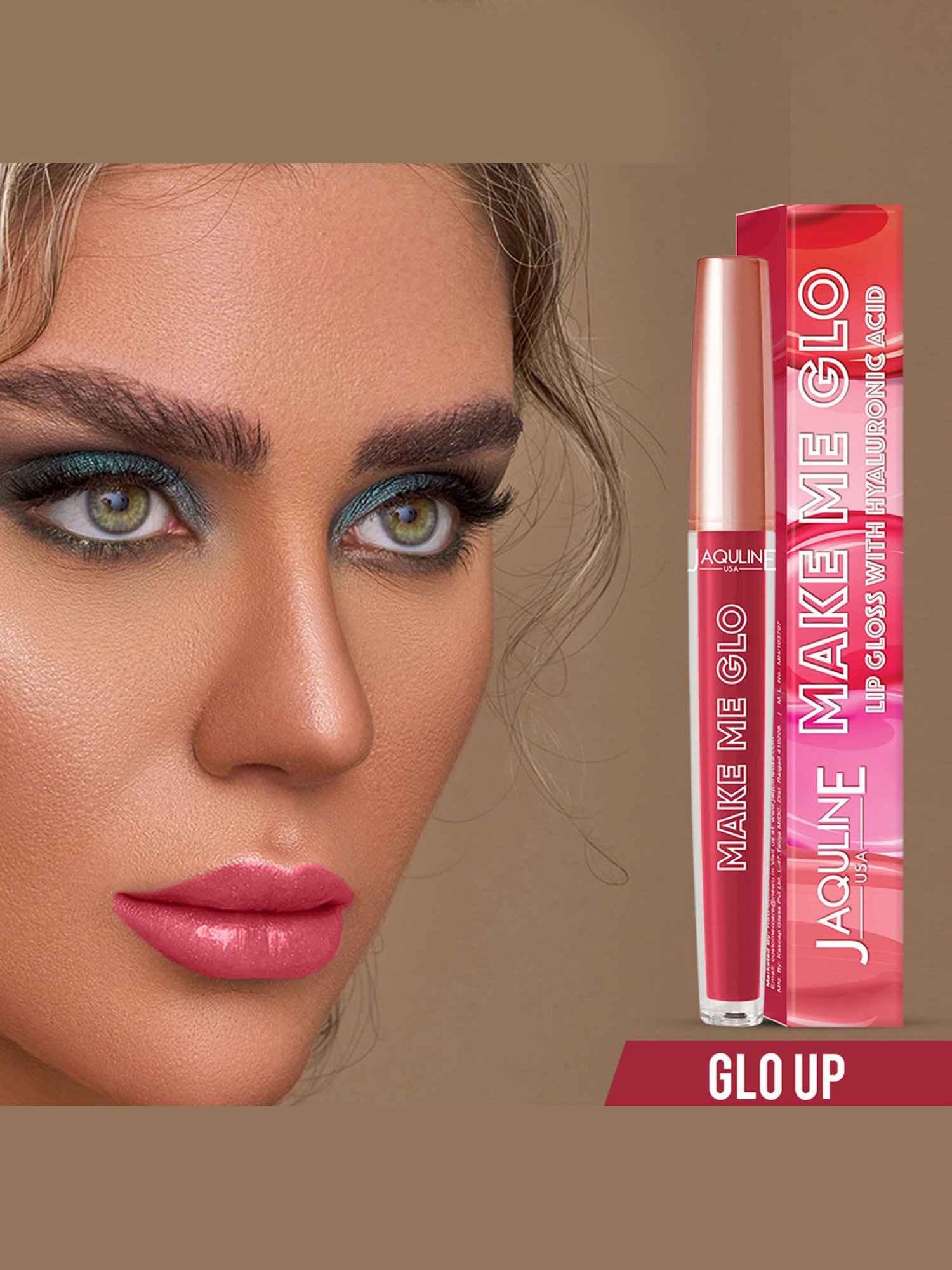 Jaquline USA Make Me Glo Lip Gloss Glo Up - 3.5 ml