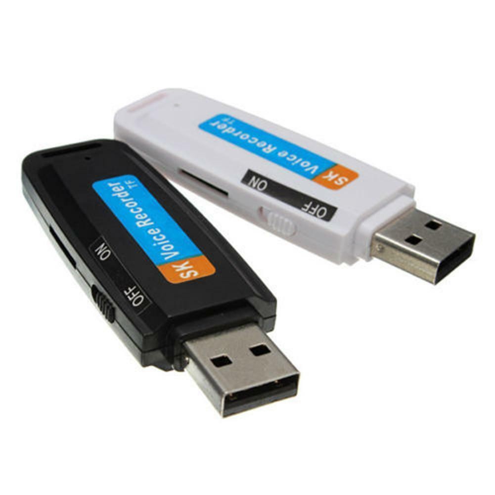 U-Disk USB Disk Digital Audio Voice Recorder Pen USB Flash Drive with 32GB Micro SD Card