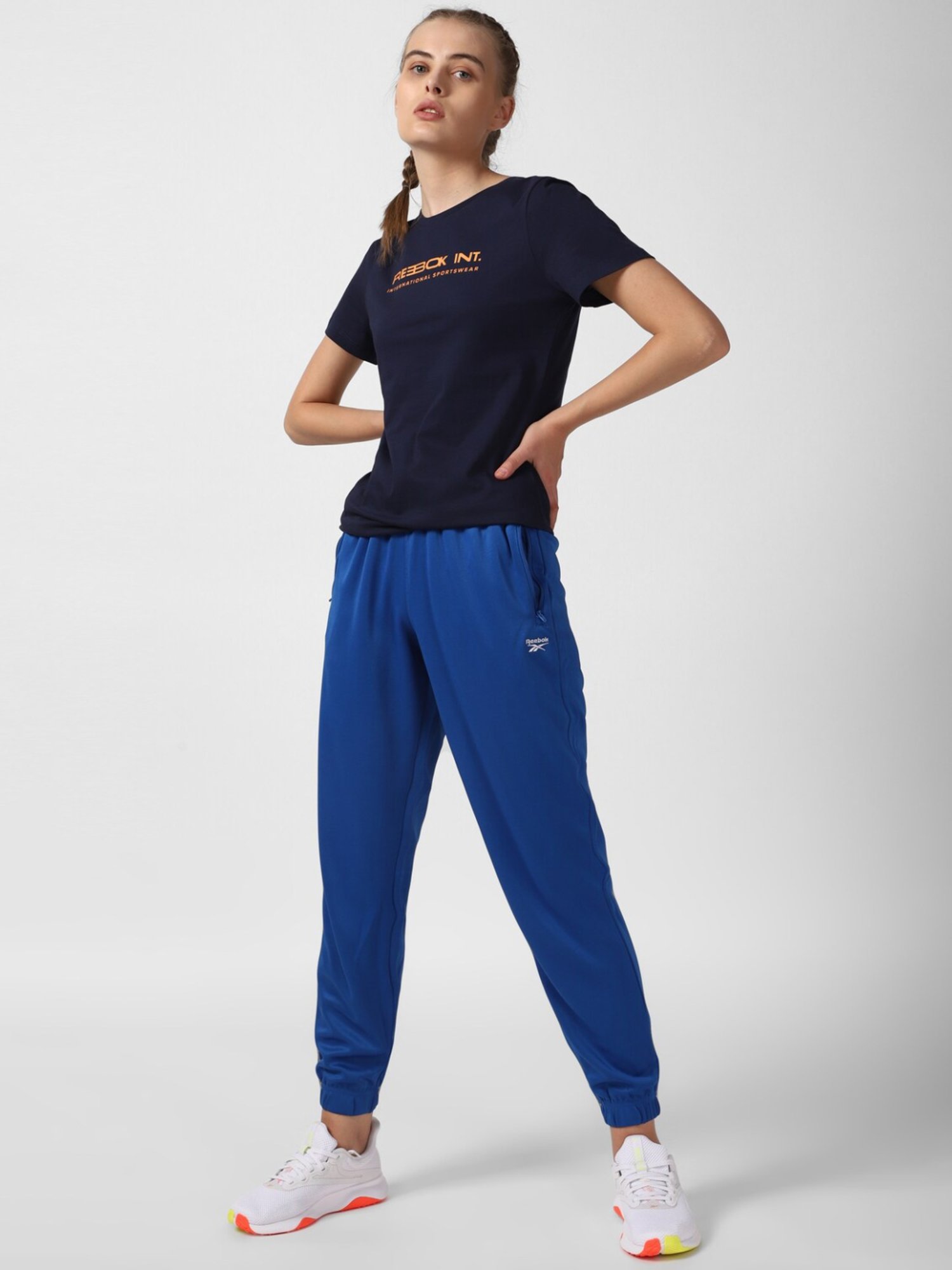 Reebok Navy Cotton T-Shirt