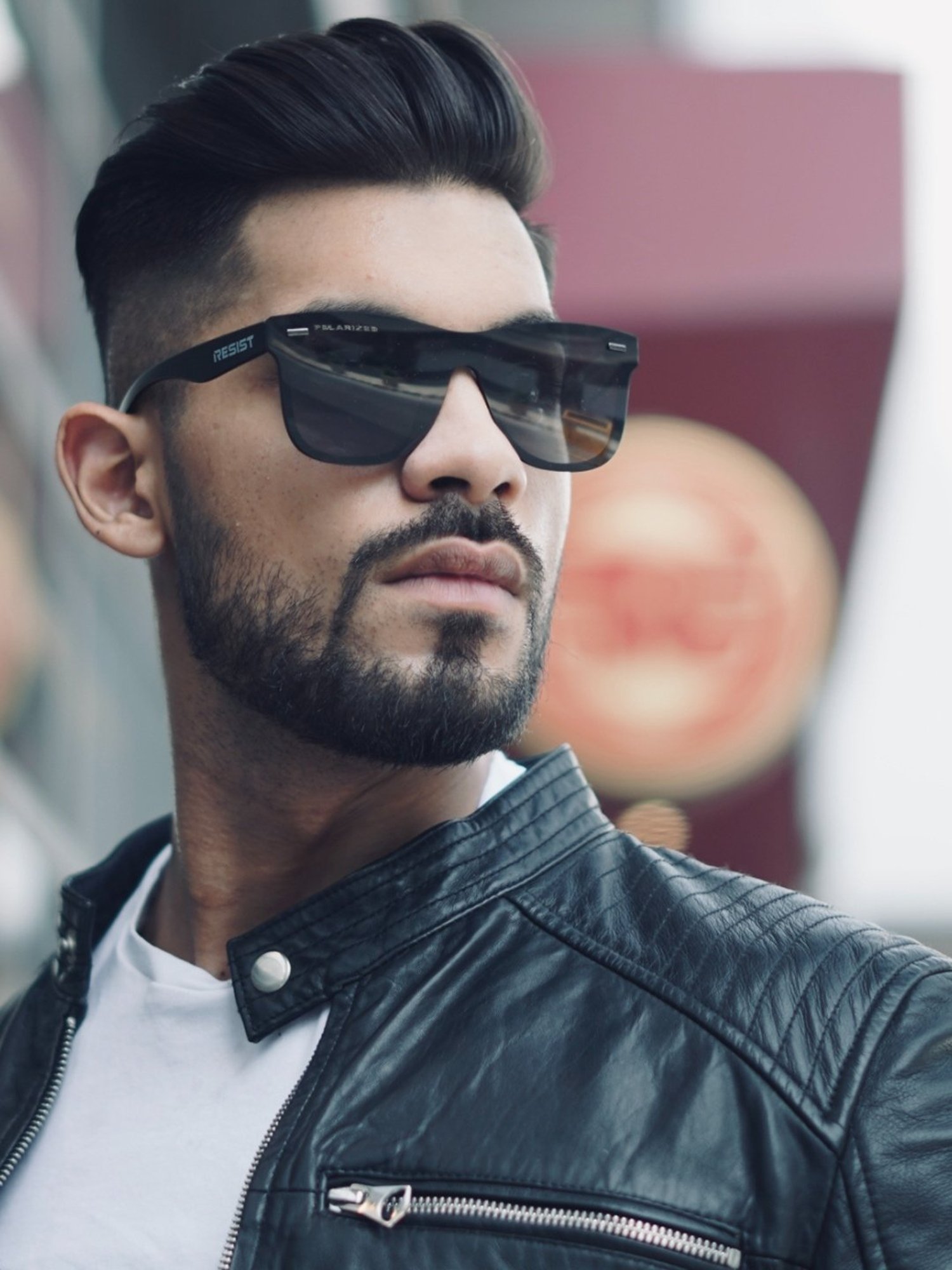 Resist Eyewear Black Polarized Unisex Sunglasses