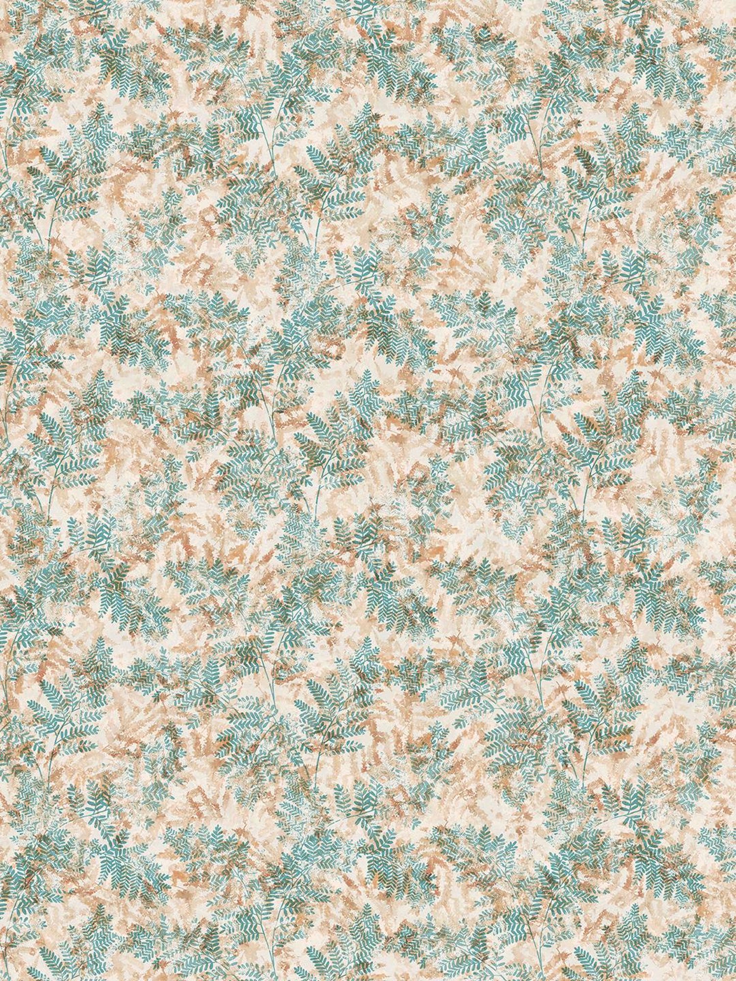 Petal Home Fern Orange Cotton 300 TC Bedsheet