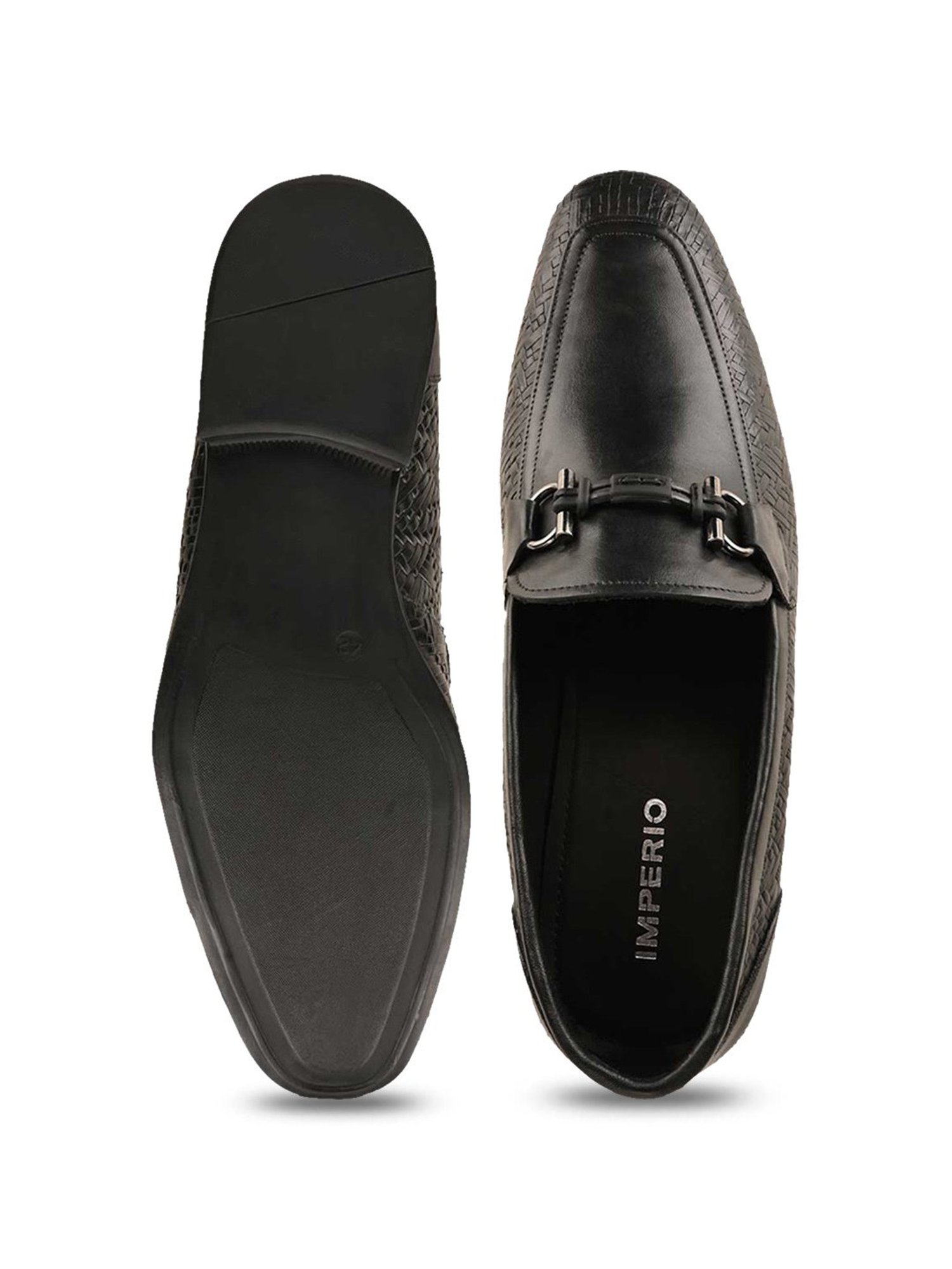 Imperio by Regal Men's Black Formal Loafers