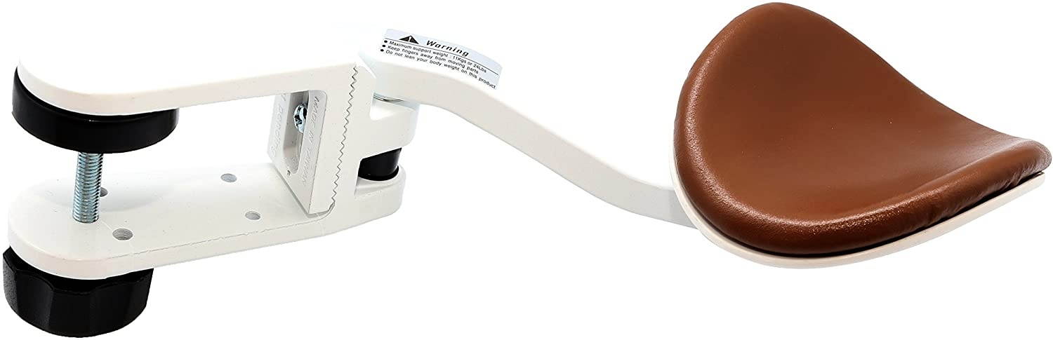 Syba Wrist Rest, Padded Armrest Ergonomic Arm Rest Support Aluminum Alloy Rotating Mouse Arm Rest Mouse Pad for Computer Table Arm Support SY-ACC65088