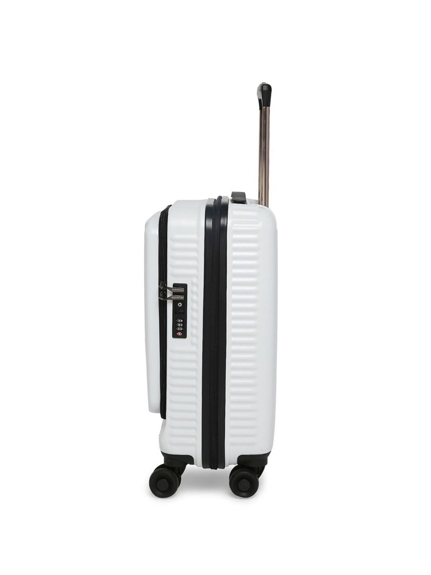 Perquisite Y2K Luxe Range White Hard 20" Cabin Luggage