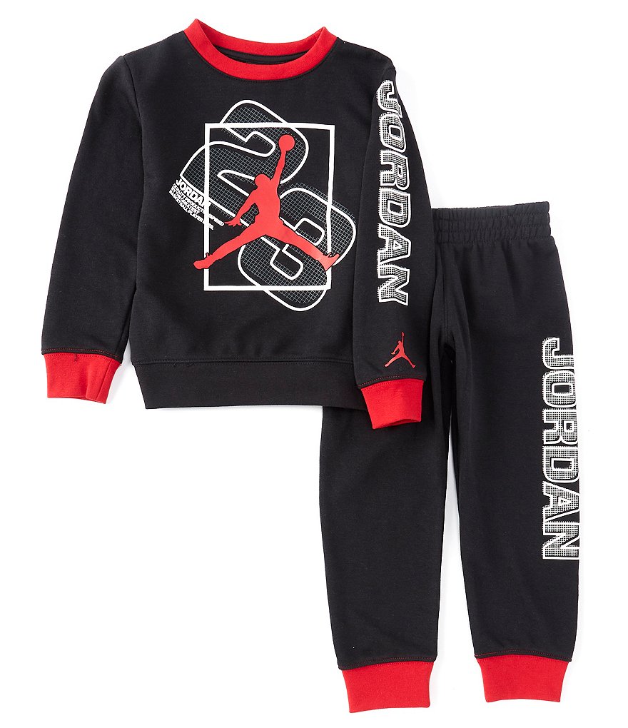Jordan Little Boys 2T-7 Utility Fleece Sweatshirt & Jogger Pant Matching Set
