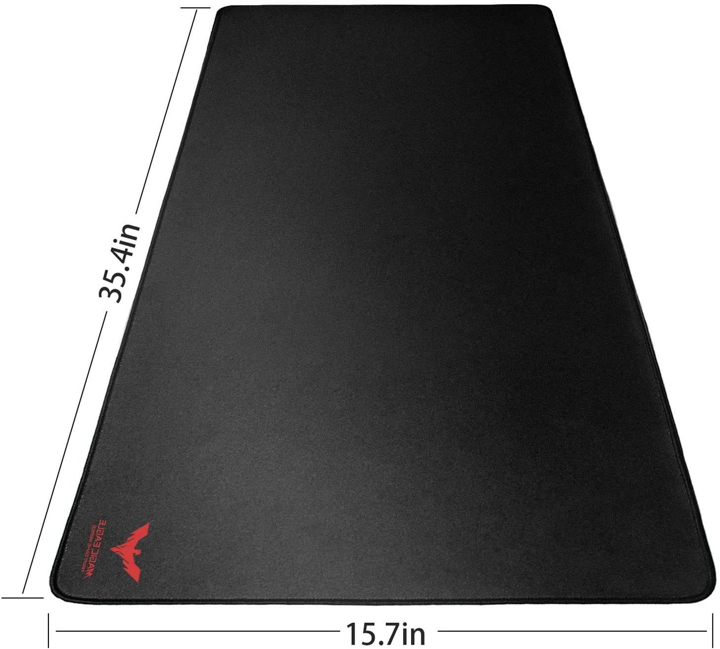 Havit Gaming Mouse Pad (13.78 x 10.63 x 0.12 Inch) Mouse Mat with Stitched Edges & Waterproof Surface, Non-Slip Base Ergonomic Mousepad for Laptop Computer, Black