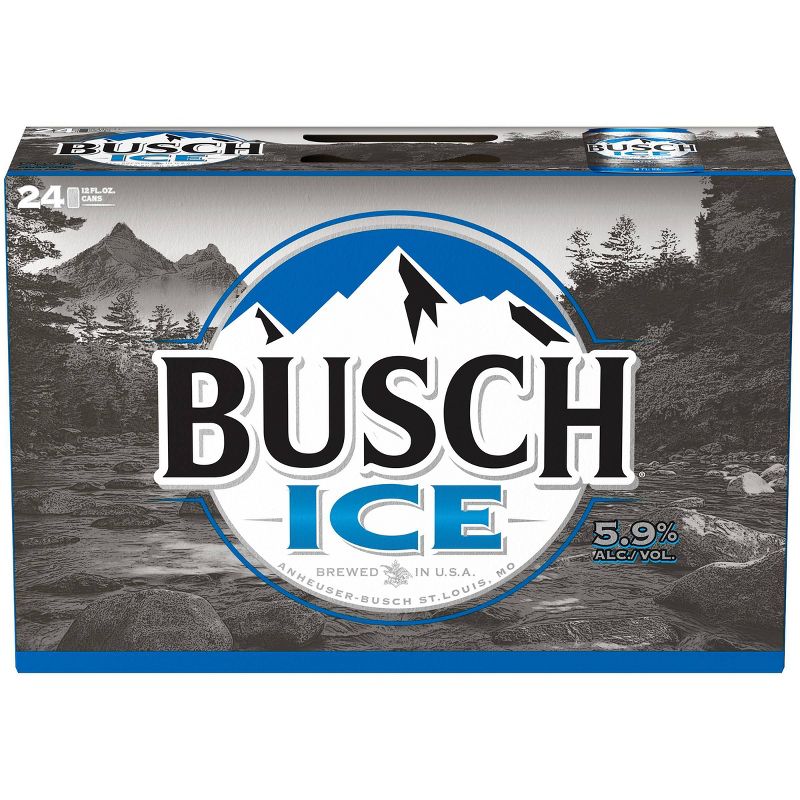 Busch Ice Beer - 24pk/12 fl oz Cans