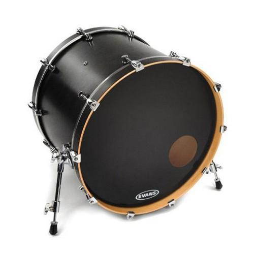 Evans ONYX Resonant Bass Drum Head - Black - 26"