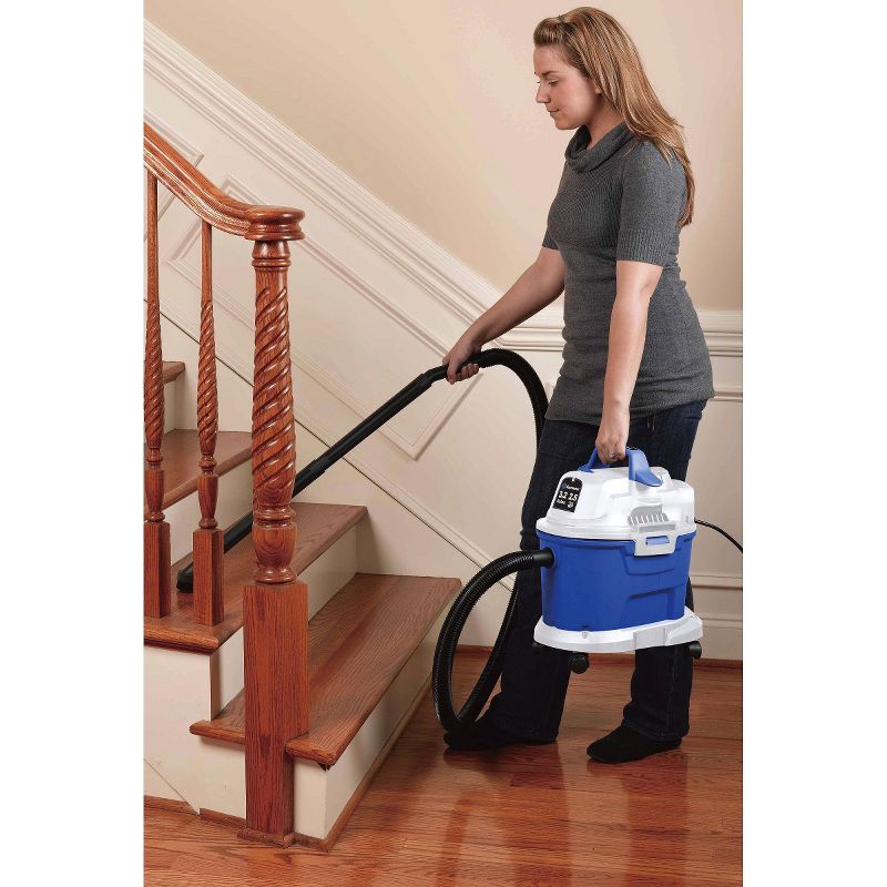 PORTER-CABLE PCX18301-4B 4 Gallon 4Hp Wet/Dry Vacuum, Stainless Steel (Certified Refurbished)