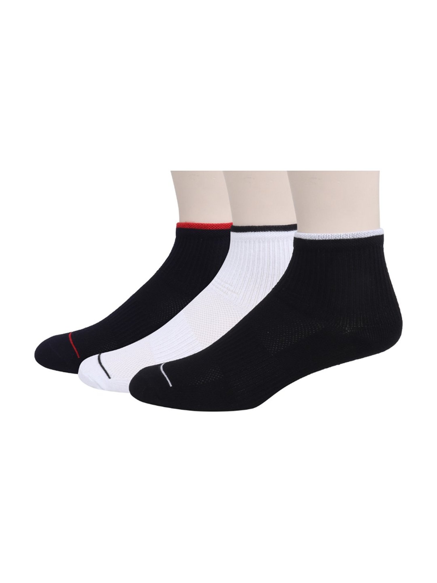 Sokker Multicolor Cotton Solid Socks - Set of 3