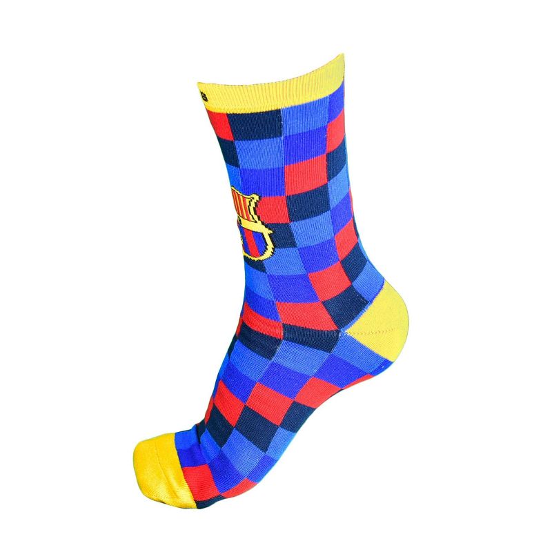 FIFA FC Barcelona Checkered Casual socks