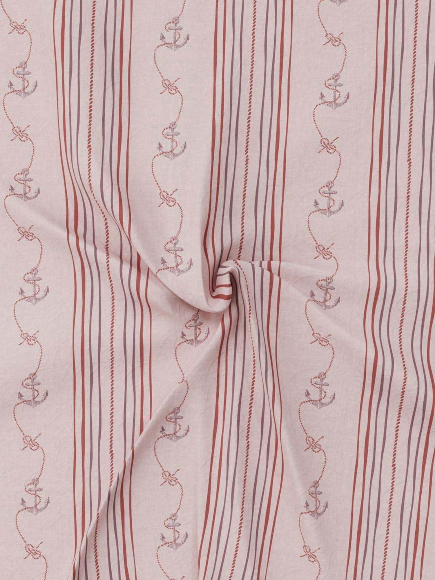 Nautica Fairwater Pink & Maroon 100% Cotton 160 TC King Bed Size With Pillow Covers