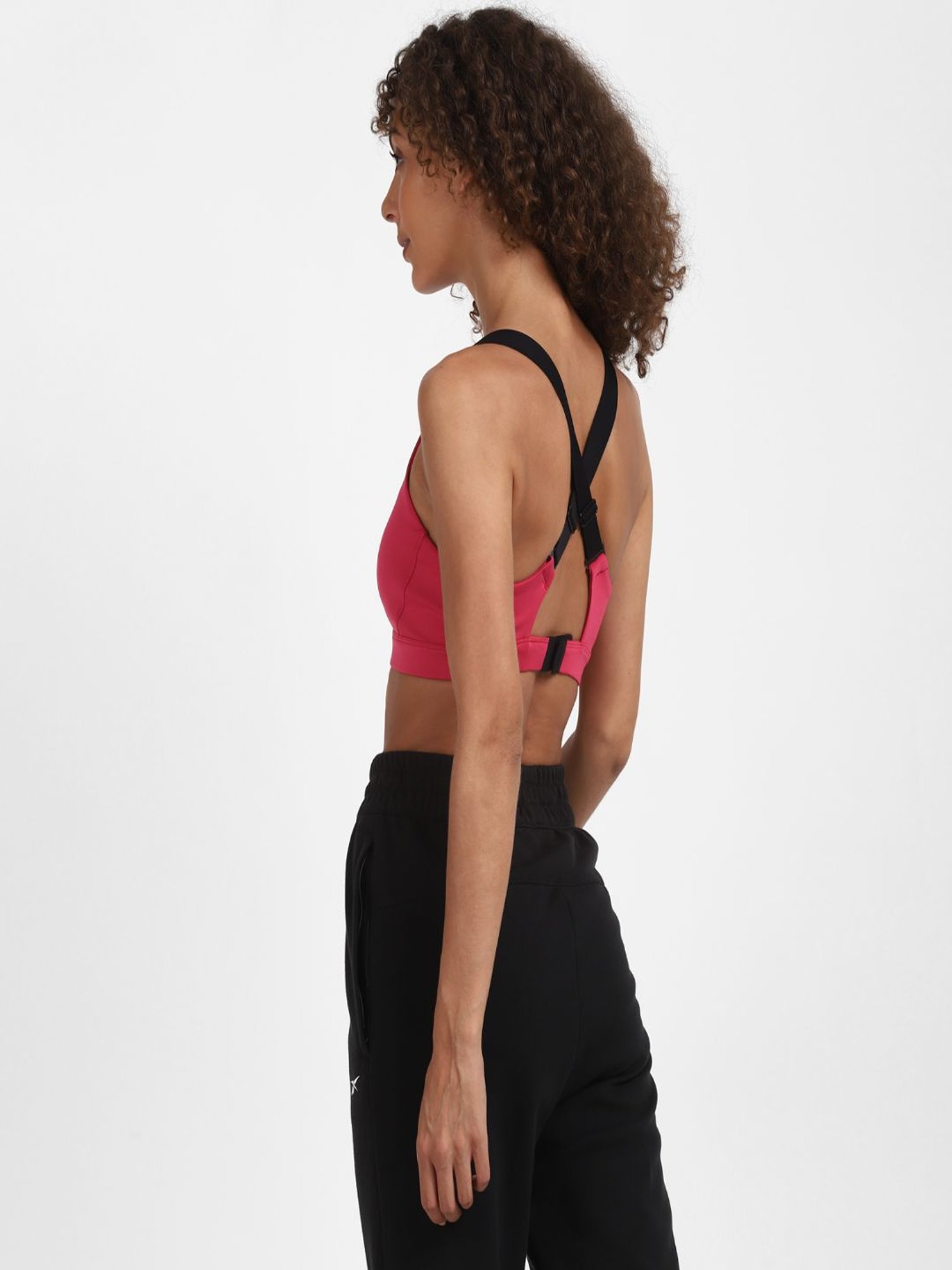 Reebok Pink Non Wired Non Padded ESS Sports Bra