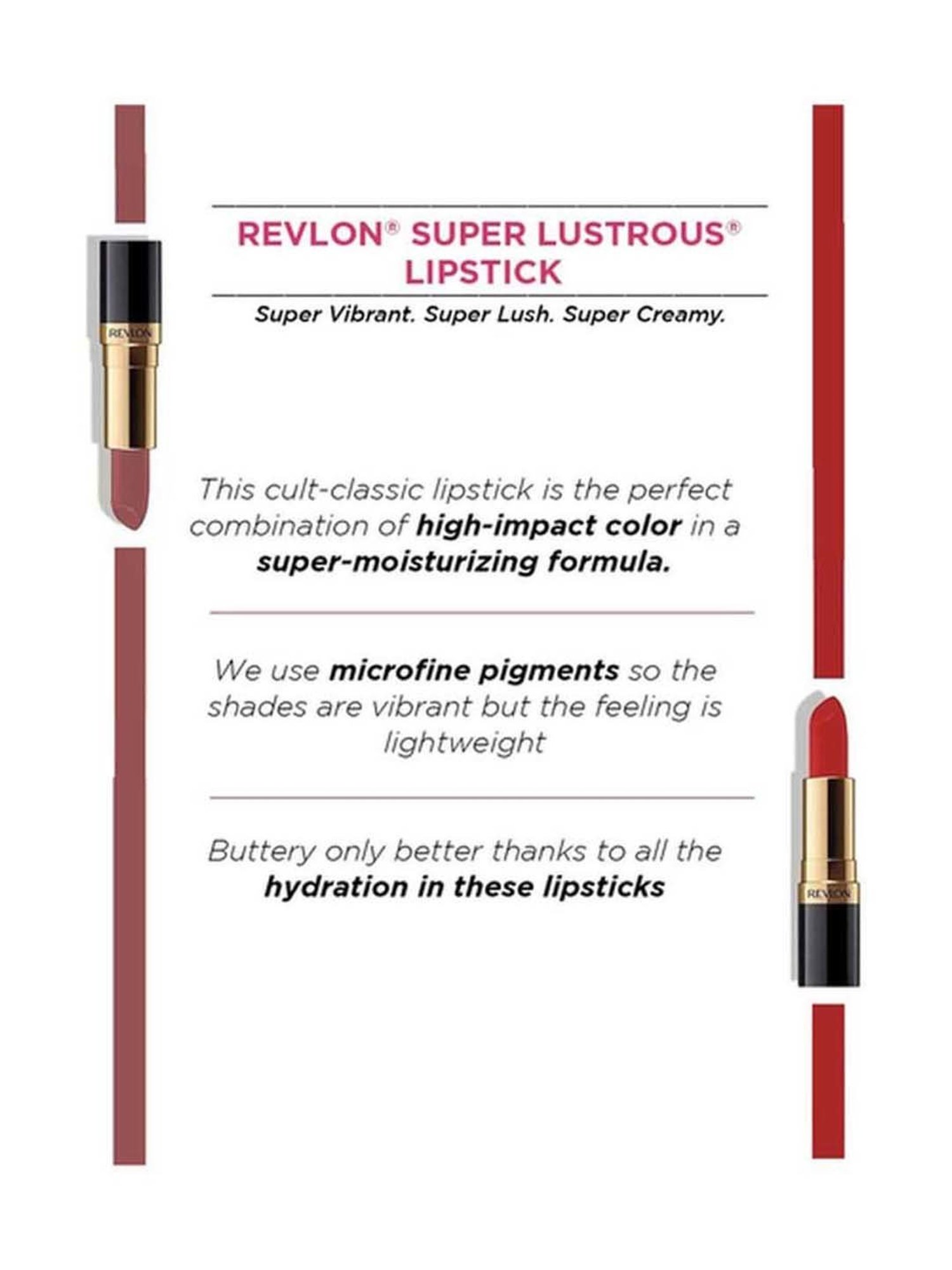 Revlon Super Lustrous Lipstick Love is On - 4.2 gm