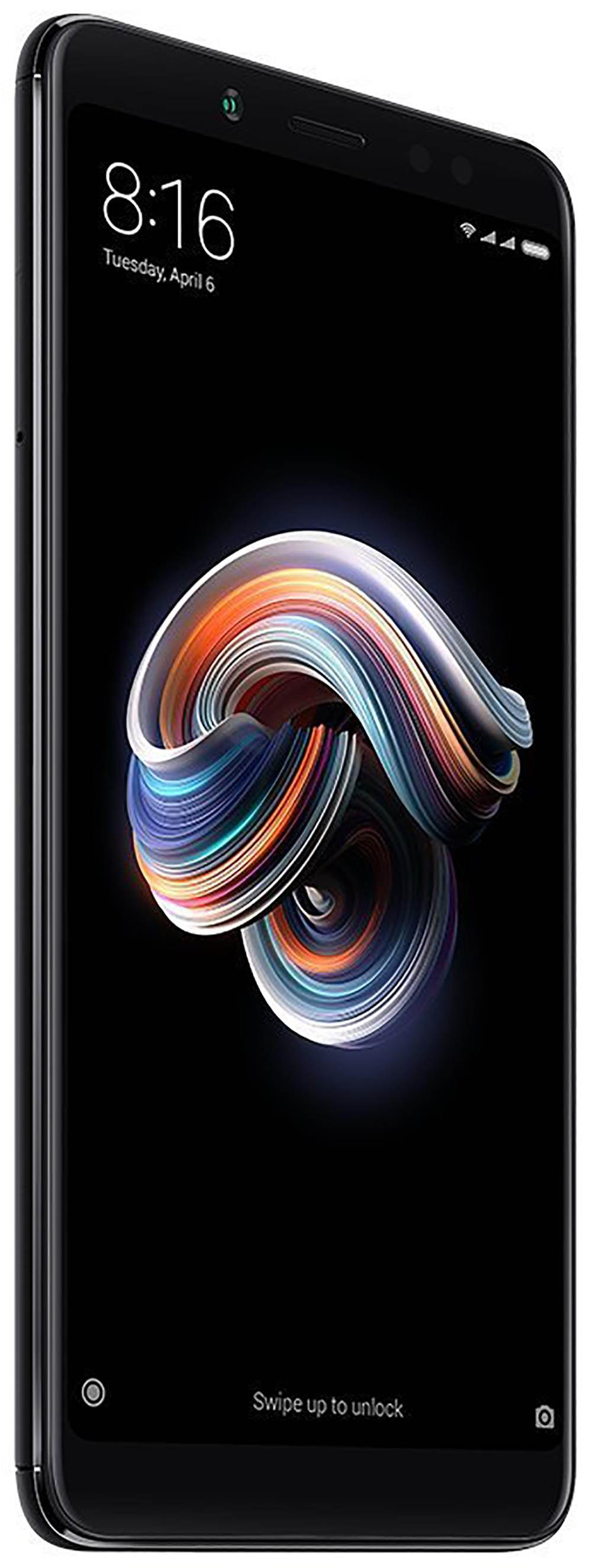 xiaomi redmi note 5 64gb black, dual sim, 4gb ram, 5.99", gsm unlocked global version, no warranty black