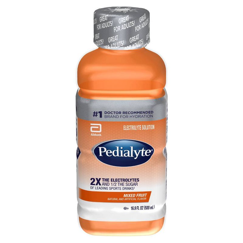 Pedialyte Electrolyte Solution - Mixed Fruit - 16.9 fl oz