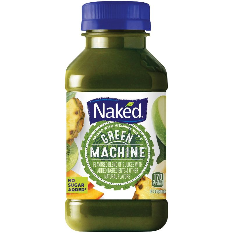 Naked Juice Green Machine Fruit Smoothie - 4pk/10 fl oz Bottles