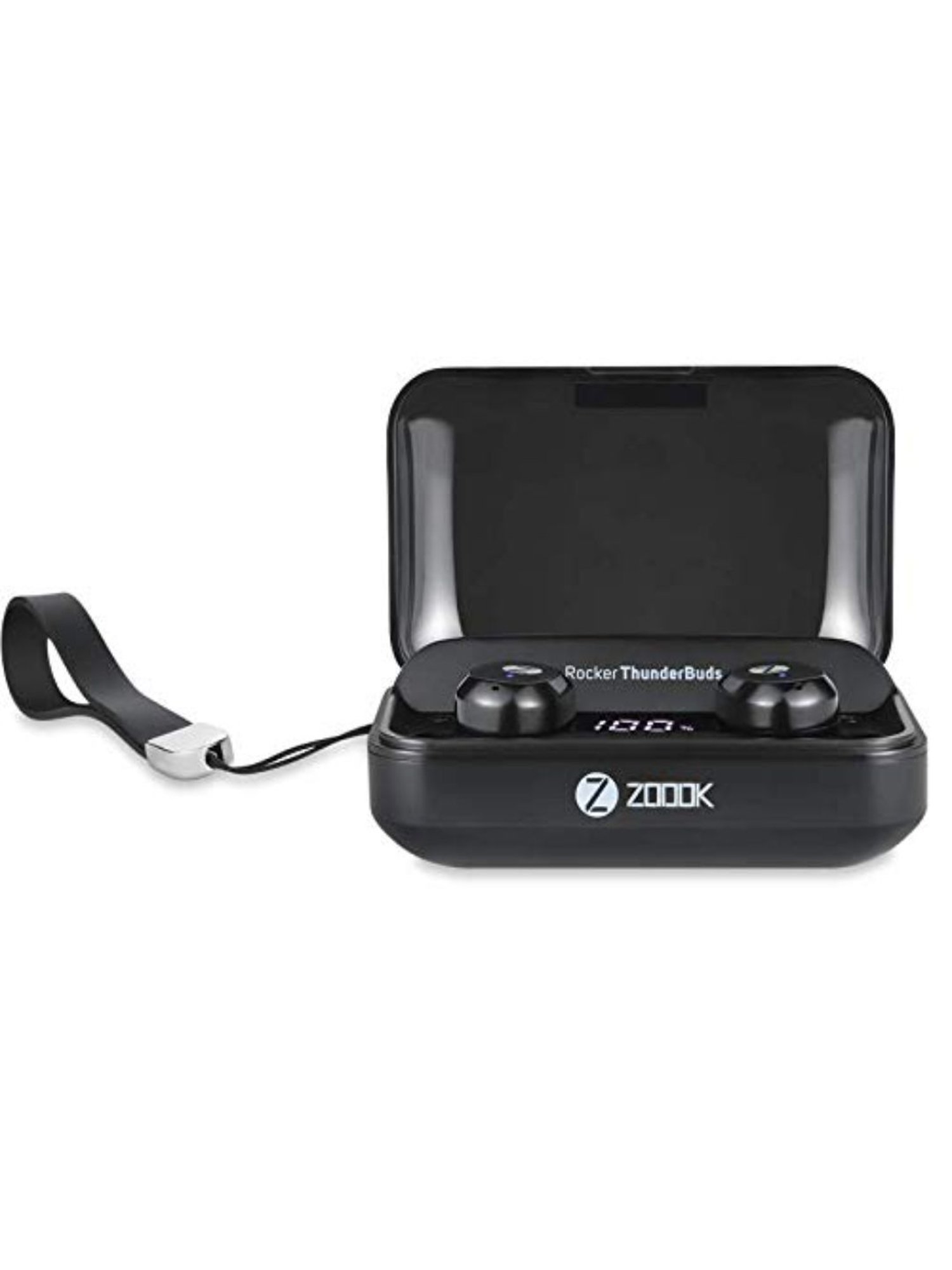 Zoook Rockre Thunder Buds Wireless Earbuds with in-Built Mic (Black)