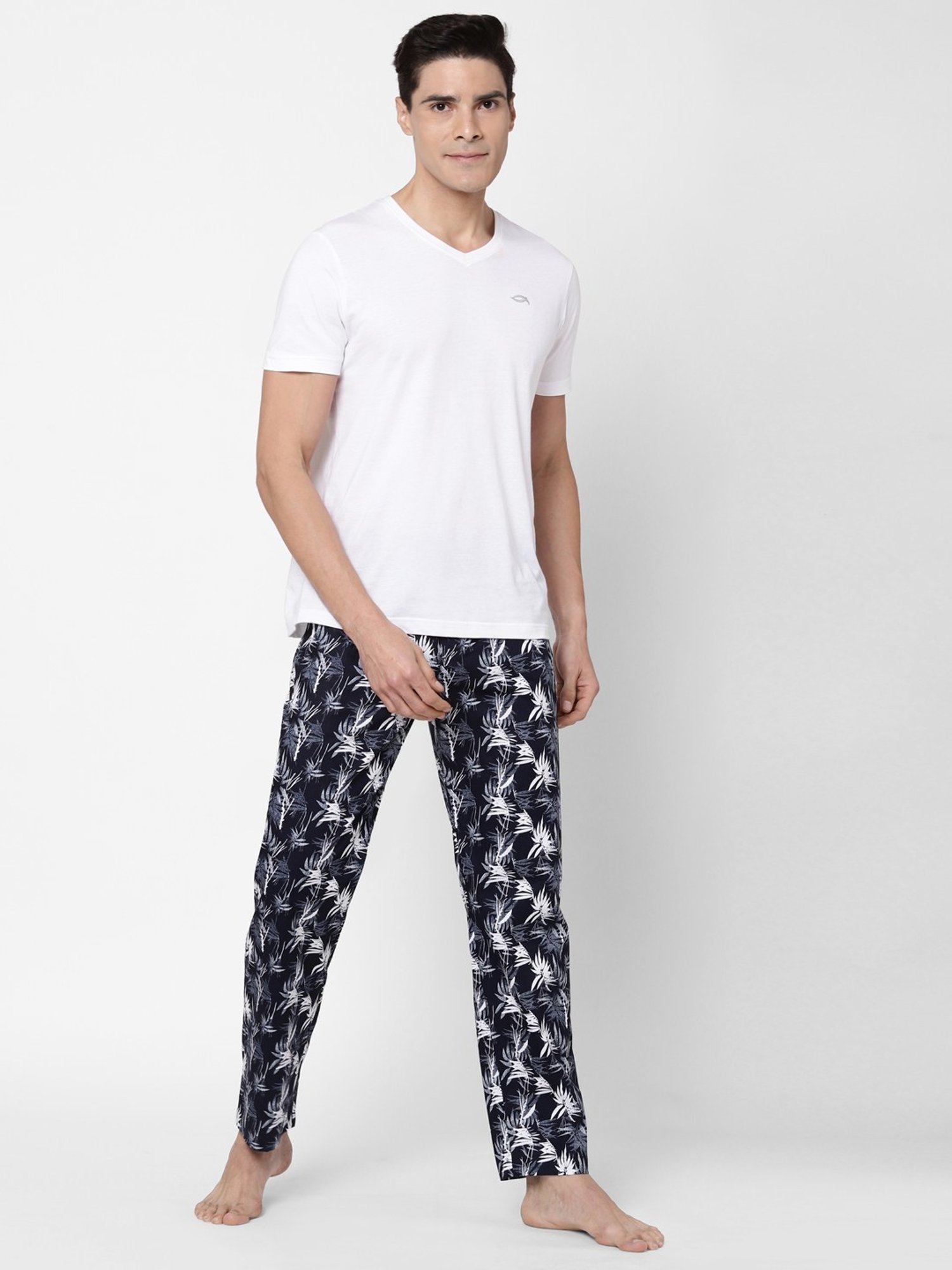 Urban Scottish Multicolored Regular Fit Floral Print Lounge Pants