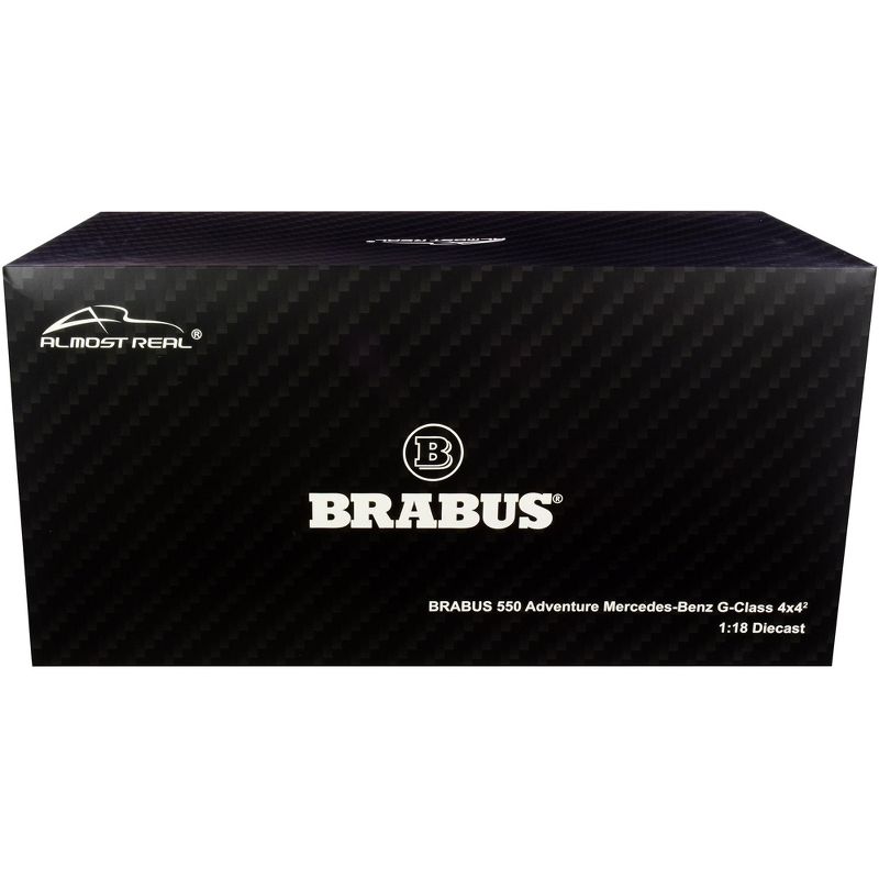 Mercedes Benz Brabus 550 Adventure G-Class 4x4 Gray with Black Top 1/18 Diecast Model Car by Almost Real