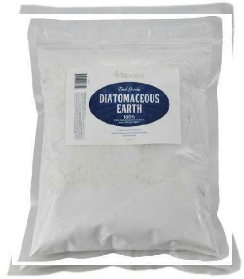 Diatomaceous Earth Food Grade (Fresh Water Type) 2lb Zipper Bag CODEX DE...